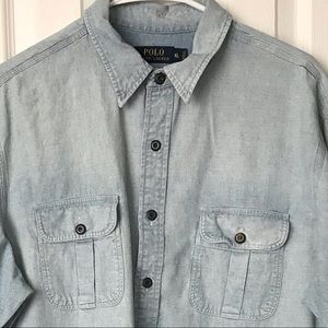 Ralph Lauren Polo chambray Shirt XL